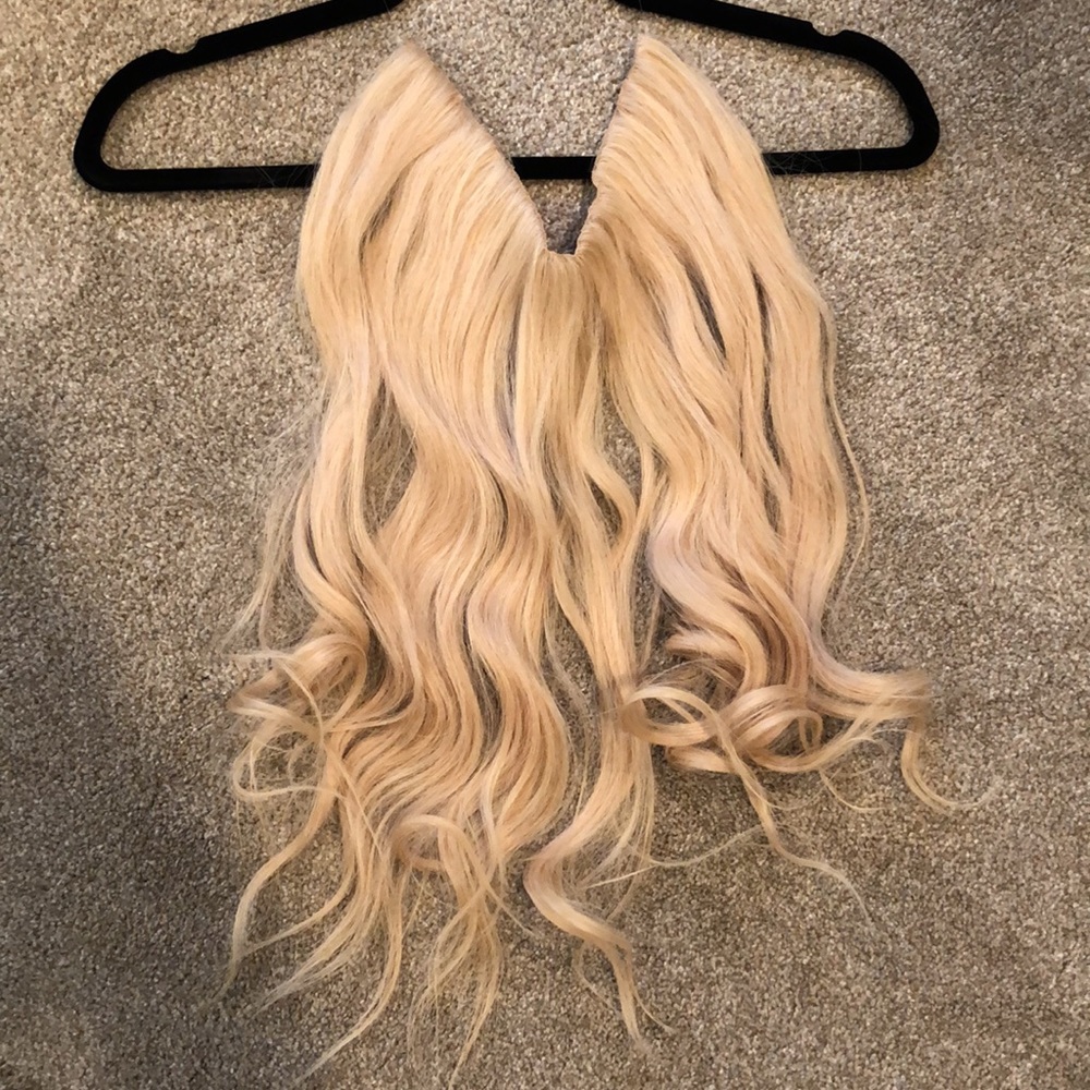 Blonde hotheads hair extension 18-20”